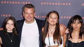 Die Töchter von Matt Damon sind junge Frauen geworden