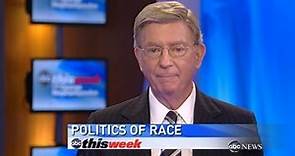 George Will Challenges Andrew Sullivan White Voter Racism, Confederacy Statement on 'This Week'