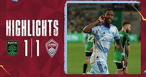 HIGHLIGHTS: Kévin Cabral scores his first Colorado goal to give the Rapids a point in Austin