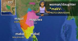 Dravidian Languages - Word Comparisons