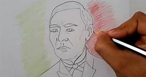 ¿Cómo dibujar a Benito Juárez?