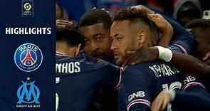 PARIS SAINT-GERMAIN - OLYMPIQUE DE MARSEILLE (2 - 1) - Highlights - (PSG - OM) / 2021-2022