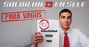 Sacar un 13 en SELECTIVIDAD fácilmente (Catalunya) | Trucos y consejos para preparar la EBAU / PAU