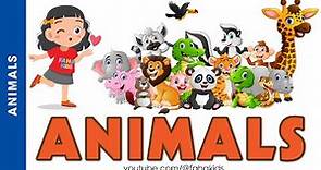 Learn The Name Of Animals For Kids | List Of Animals | 01 | English Vocabulary | FAHA Kids