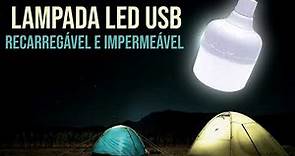 Lâmpada LED USB Recarregável
