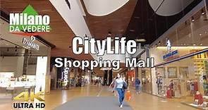 City Life Shopping Mall in Milan Italy - Walking Tour 4K Ultra HD