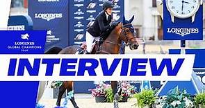 Jessica Springsteen's winning interview at the Longines Global Champions Tour Grand Prix