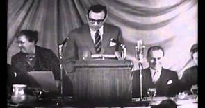 Martin Agronsky - 1952 Peabody Award Acceptance Speech