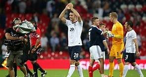 Rickie Lambert scores the winner England v Scotland 3-2