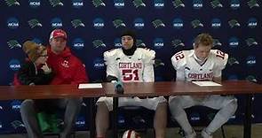 Cortland Football Press Conference - NCAA First Round at Endicott (11/18/23)