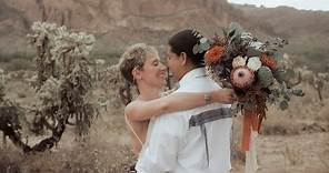 A Wedding In The Middle Of The Desert | Cloth and Flame Weddings | Native America Wedding