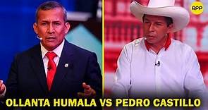 Debate presidencial del JNE: Ollanta Humala y Pedro Castillo debaten sobre la corrupción en el Perú