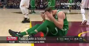 NBA: Gordon Hayward sufrió terrible lesión en Cavaliers vs. Celtics