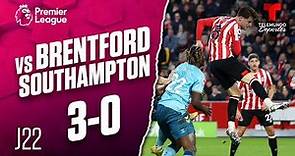 Highlights & Goals: Brentford vs. Southampton 3-0 | Premier League | Telemundo Deportes