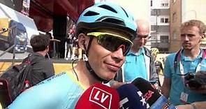 Miguel Ángel López - entrevista en la salida - etapa 21 - Vuelta a España 2019