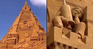Check Out the Tallest Sand Castle in the World