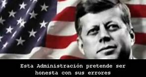 Impresionante Discurso de J.F. Kennedy