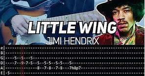 Jimi Hendrix - Little Wing (Guitar lesson with TAB) - FULL SONG