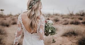 THE Most Romantic Desert Wedding! || Jessica + Brendan
