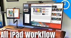 iPad Pro! My Only Computer | Full iPadOS 17 Workflow!