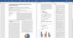 How to format research paper in Word