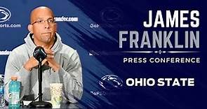 Penn State head coach James Franklin previews showdown with Ohio State