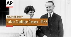 Calvin Coolidge Passes - 1933 | Today in History | 5 Jan 17