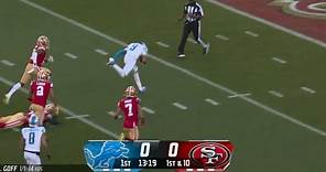 JAMESON WILLIAMS UNREAL EXPLOSIVE 42 YARD TOUCHDOWN 😳🔥 Lions vs 49ers 2024 Highlights