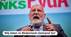 Frans Timmermans (GroenLinks-PvdA) reageert op de verkiezingsuitslag