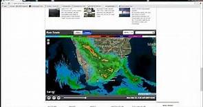 Interactive weather map tutorial