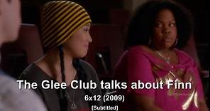 GLEE- The Glee Club talk about Finn | 2009 [Subtitled] HD