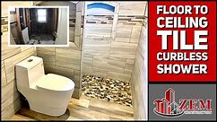 Bathroom Remodel | Bathtub to Curbless Walk In Shower | Time Lapse