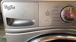 Whirlpool Washer Front Loader E01 F09 Error Code Won't Drain Spin