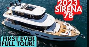 FIRST LOOK: Yacht Walkthrough Tour - 2023 Sirena Yachts 78 from Cannes Yachting Festival