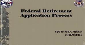 Federal Retirement Video