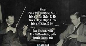 Mozart,Complete Piano Trios Vol 1, Fournier,Skoda,Janigro