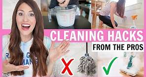 11 Cleaning Hacks from Professional Cleaners THAT REALLY WORK