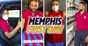 🦁 MEMPHIS DEPAY: HIS FIRST DAY AT BARÇA