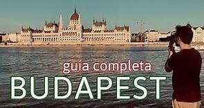 La guía de BUDAPEST en 3 días ((TODO lo que hay que ver))