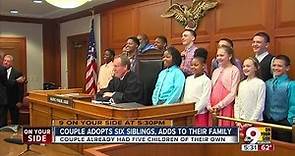 Forest Park family adopts six blood siblings who didn't want to be separated