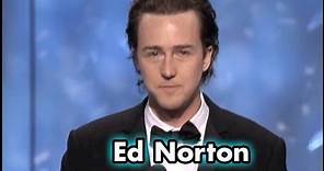 Edward Norton Salutes Robert De Niro at AFI Life Achievement Award