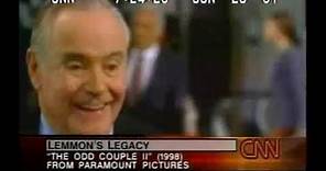 DEATH OF JACK LEMMON - CNN - JUNE 28, 2001