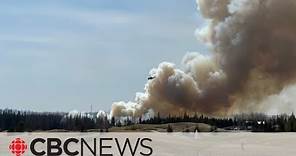 Out-of-control wildfire west of Edmonton forces residents to evacuate