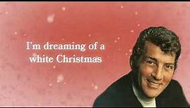 Dean Martin - White Christmas (Official Lyric Video)