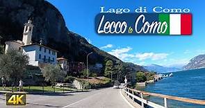 Lago di Como, Italy 🇮🇹 Scenic drive from Lecco to Como