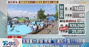 大佳河濱公園"開放噴水" 親子戲水high翻