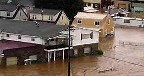 Record flooding in parts of West Virginia