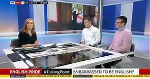 Charlie Peters on Sky News - are you proud to be English?