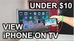 How to View your iPhone on a TV - HDMI Cable