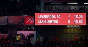 ¡Goleada histórica en el clásico inglés! Liverpool gana 7-0 al Manchester United